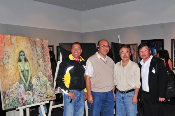 Tỉnh + Dũng + Trung + Thịnh tại phòng Triễn lãm tranh